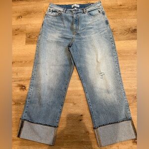 Women's Relaxed Fit Light Blue Jeans